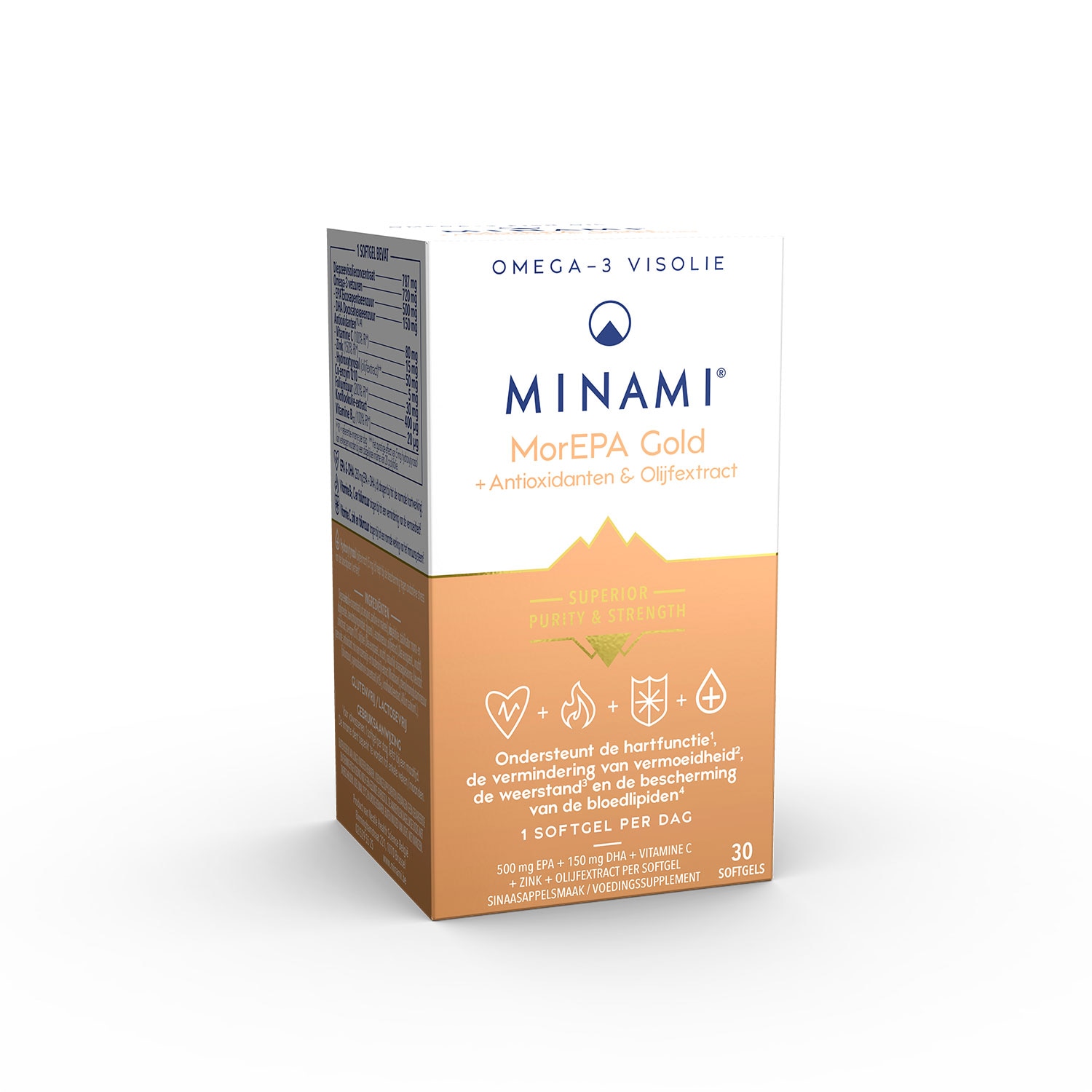 Minami MorEPA Gold met antioxidanten en olijfextract